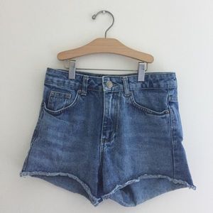 TOPSHOP MOTO Denim shorts